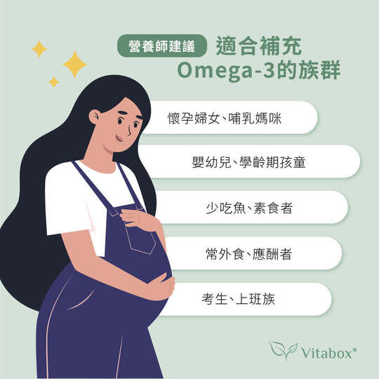Omega3魚油，適合補充Omega3的族群